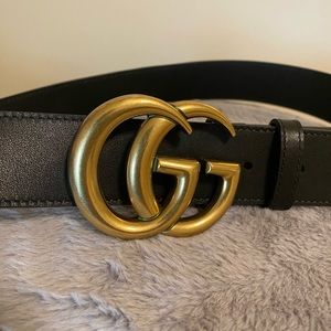❌SOLD❌ GUCCI GG MARMONT LEATHER BELT
